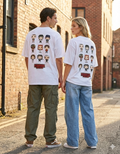 Stranger Things Pop! Characters Back-Print Oversized T-Shirt | 240 GSM Heavyweight Cotton